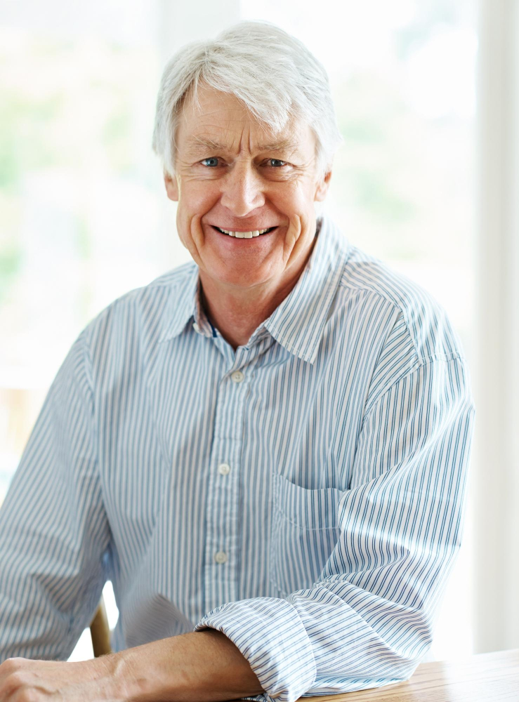 Smiling mature man