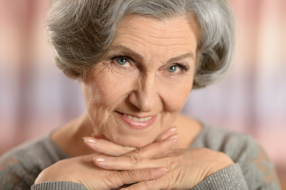 Smiling mature woman